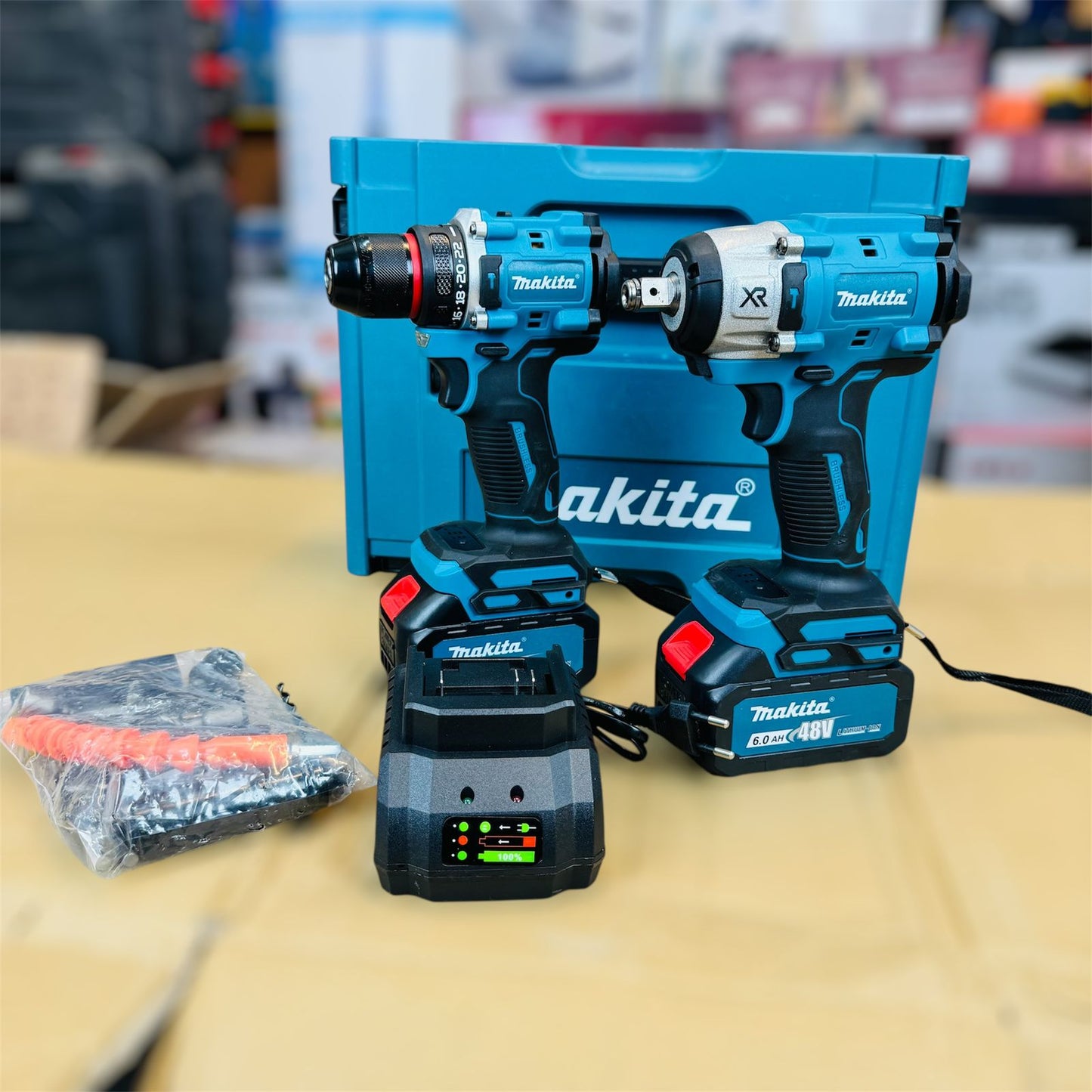 Makita drill & impact 30 pcs set