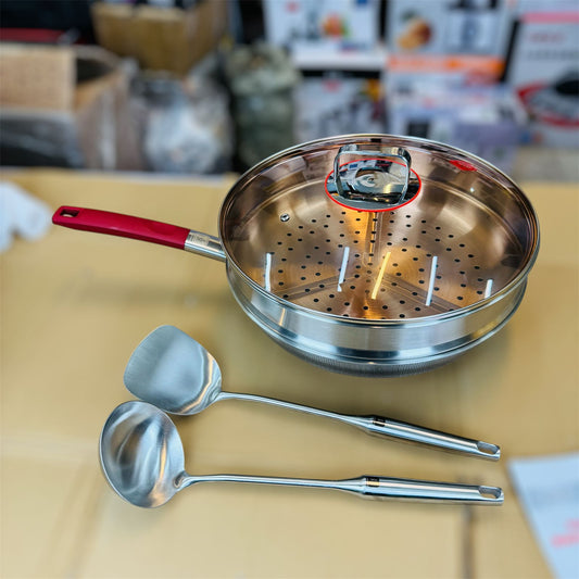 Germany lot honeycomb lesser coating Frypan