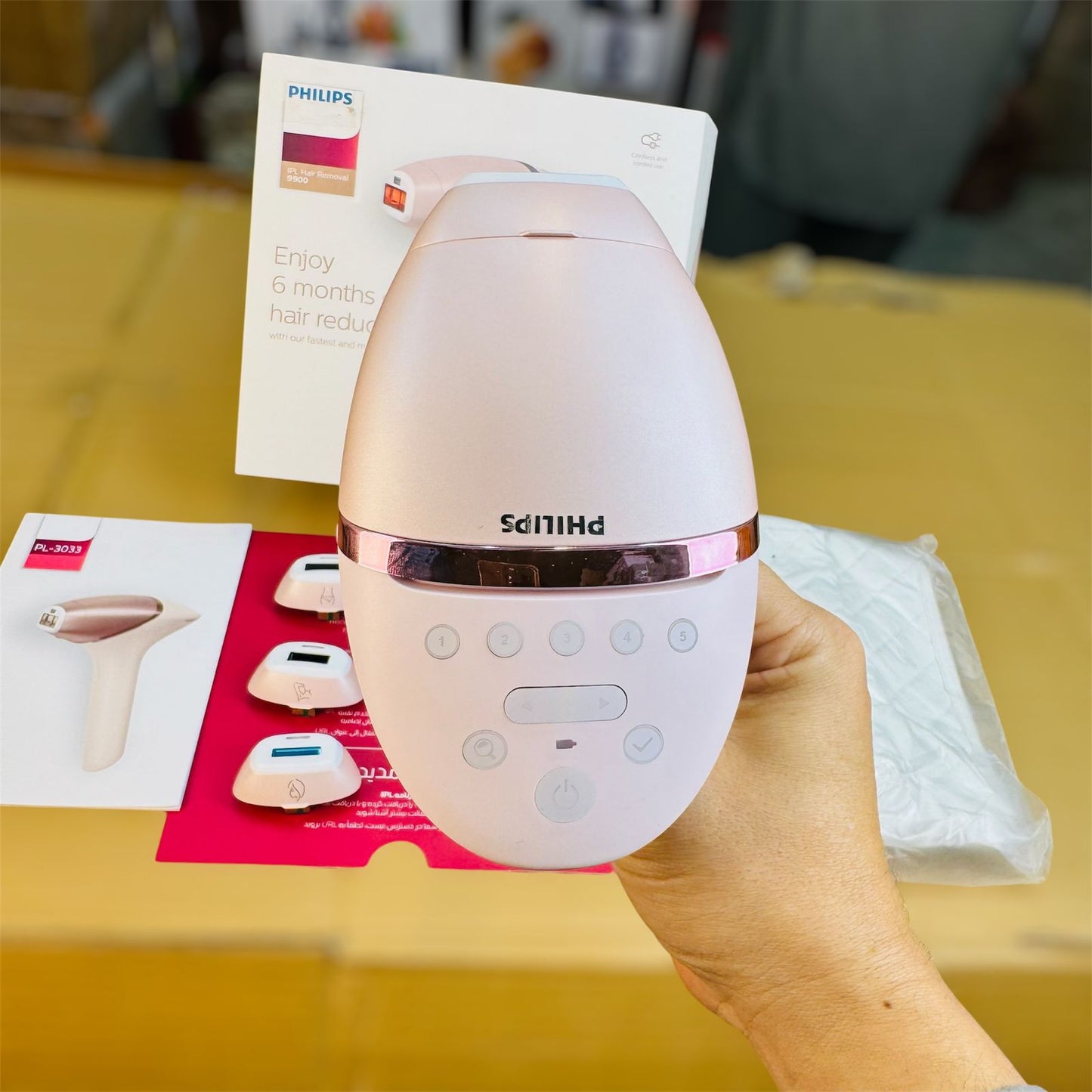 Philips lumea 9900 series ipl hair removal