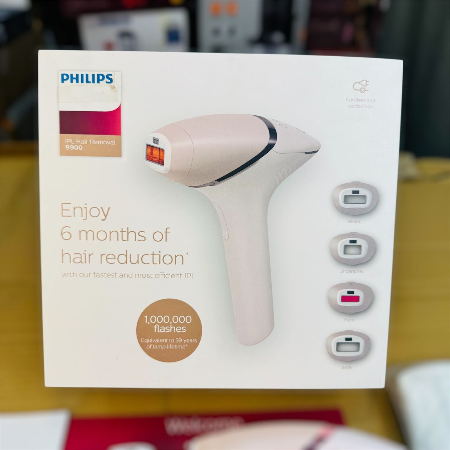 Philips lumea 9900 series ipl hair removal