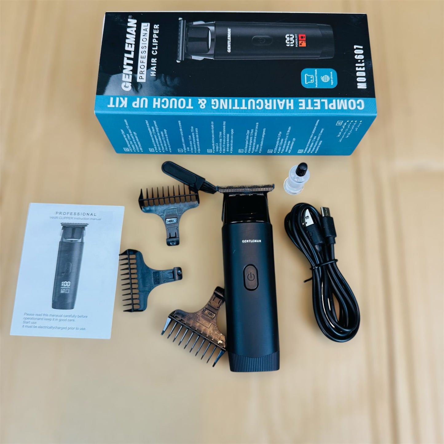Gentleman rechargeable Hair Clippers & Trimmers 607