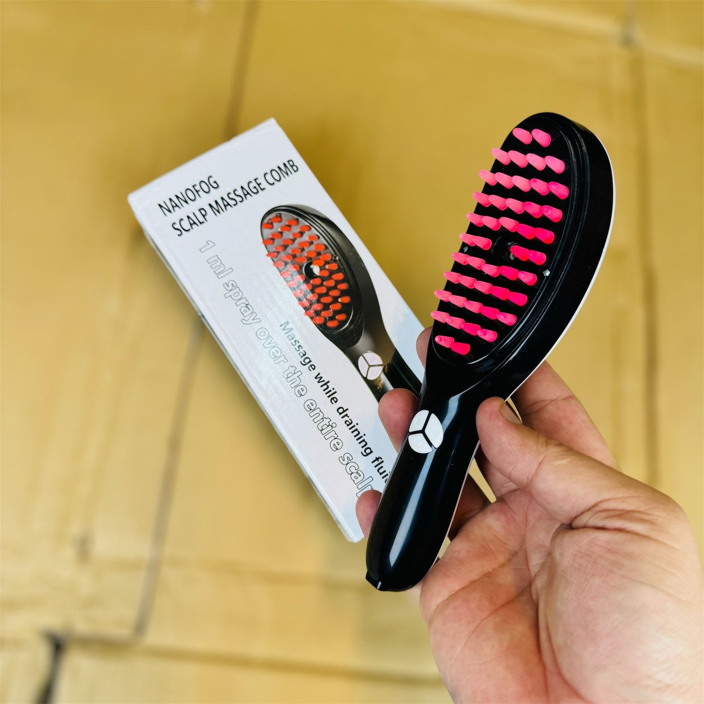 Rechargeable Scalp Massager with Steam option