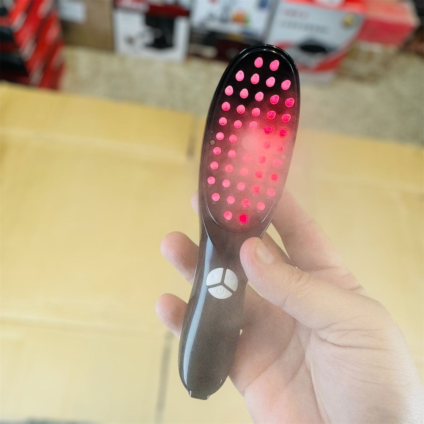 Rechargeable Scalp Massager with Steam option