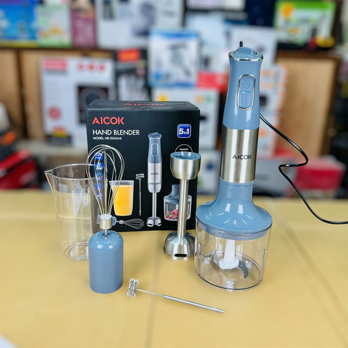 AICOK 5in1 Hand Blender Set 1000W