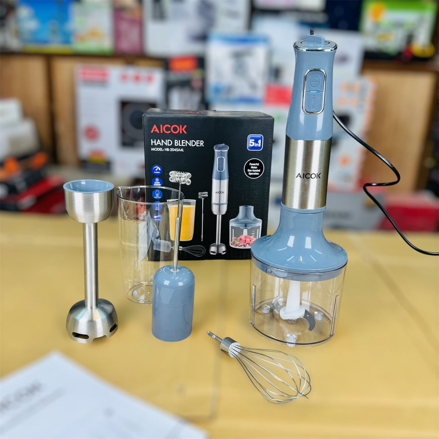 AICOK 5in1 Hand Blender Set 1000W