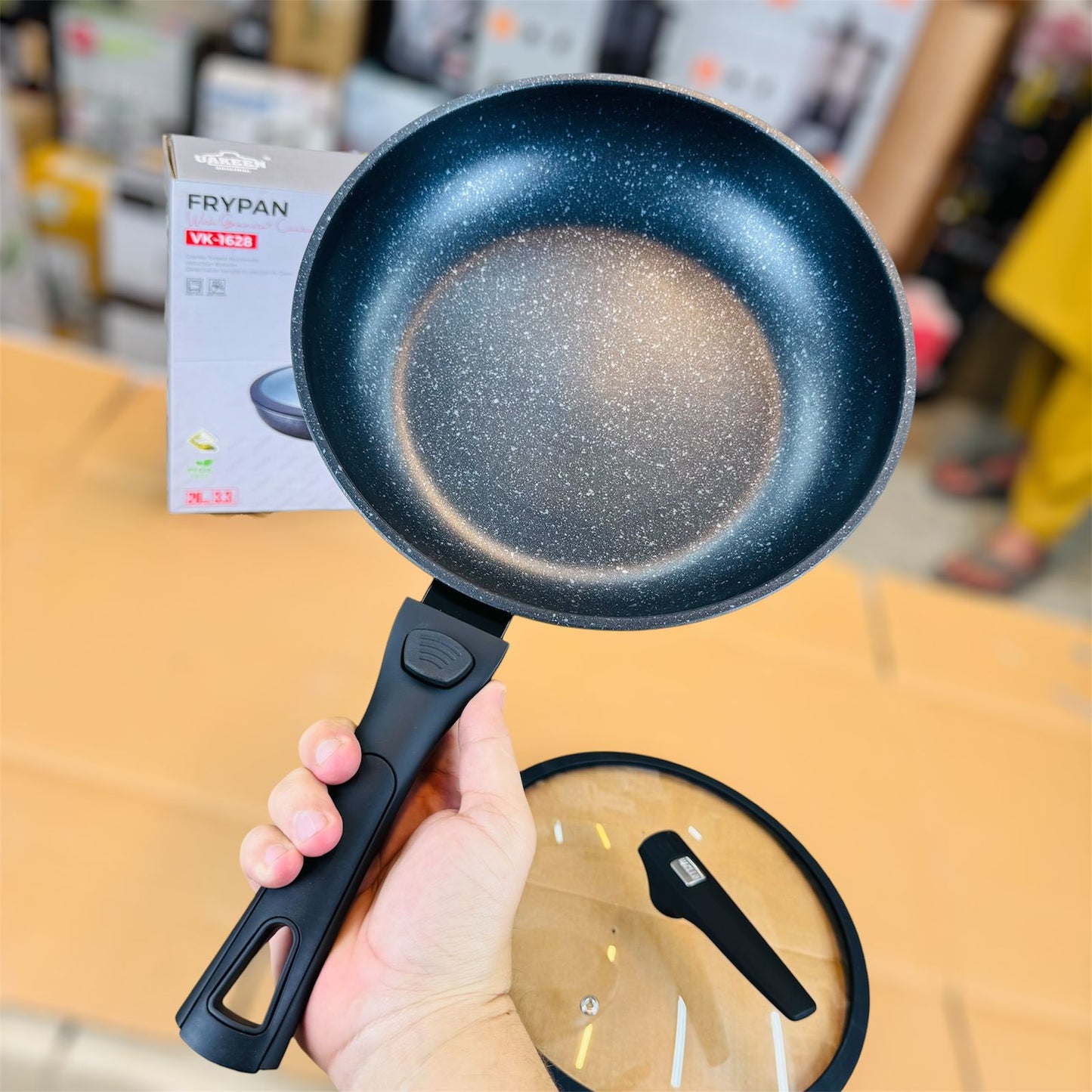 uakeen germany granite 28cm fry pan vk-1628