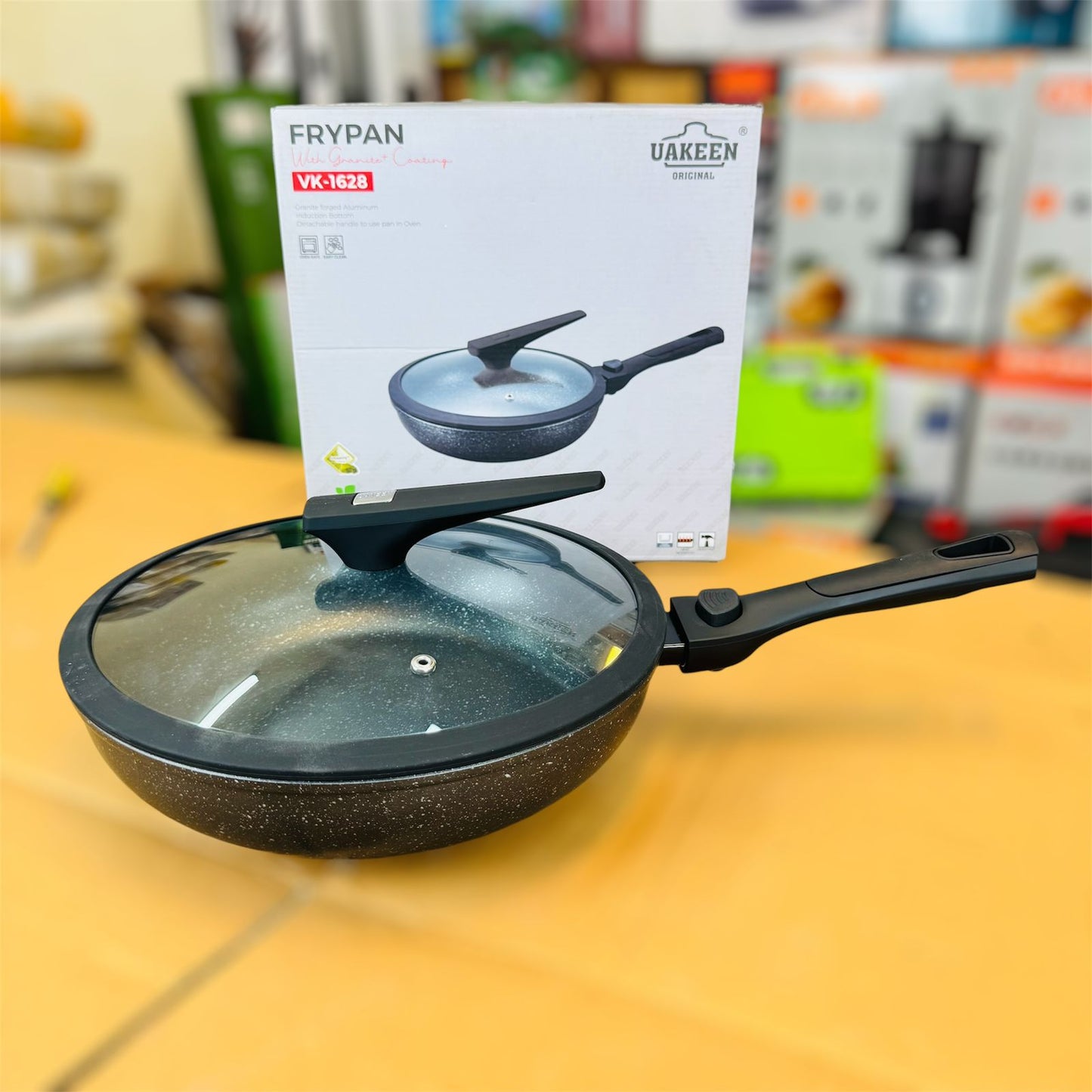 uakeen germany granite 28cm fry pan vk-1628