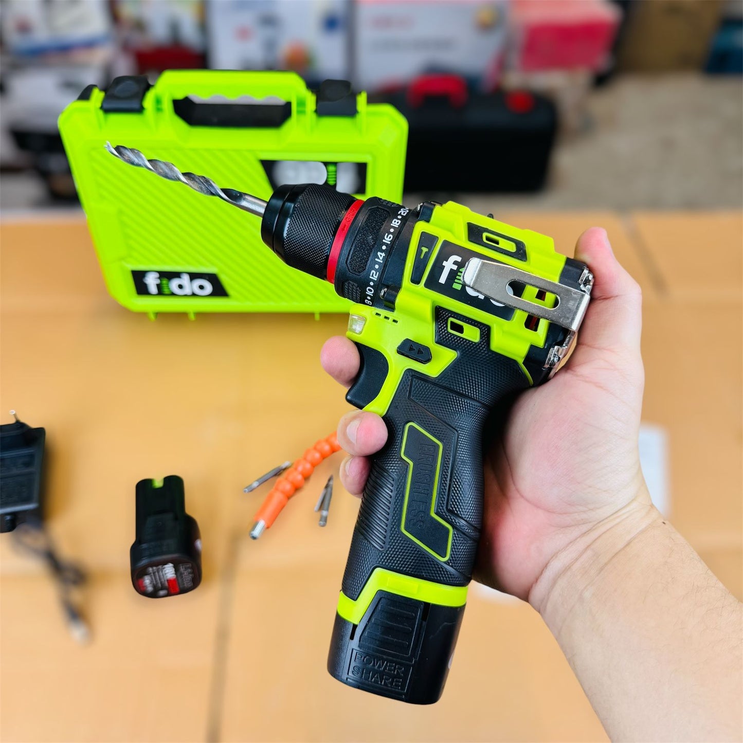 FIDO brushless Tighter Drill 16.8V