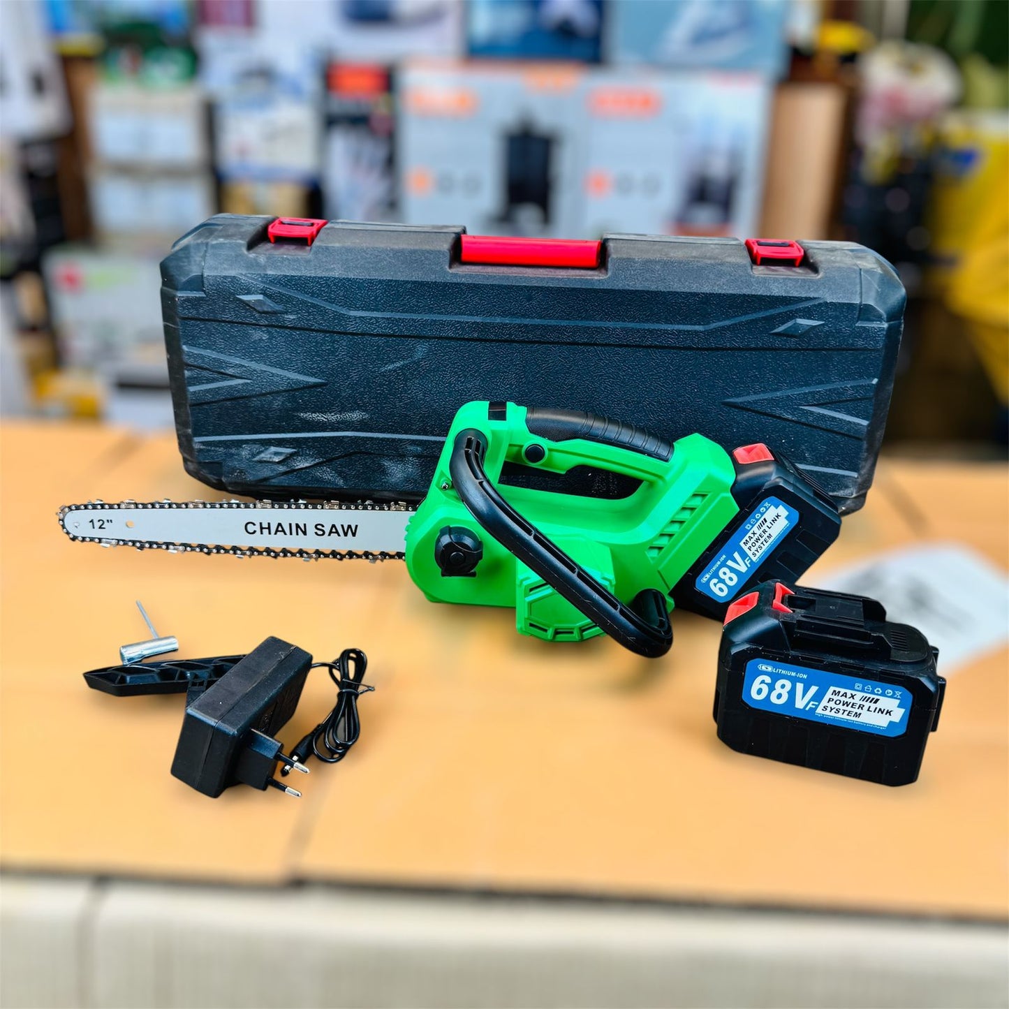 lot imported rechargeable chainsaw 68v 12inches