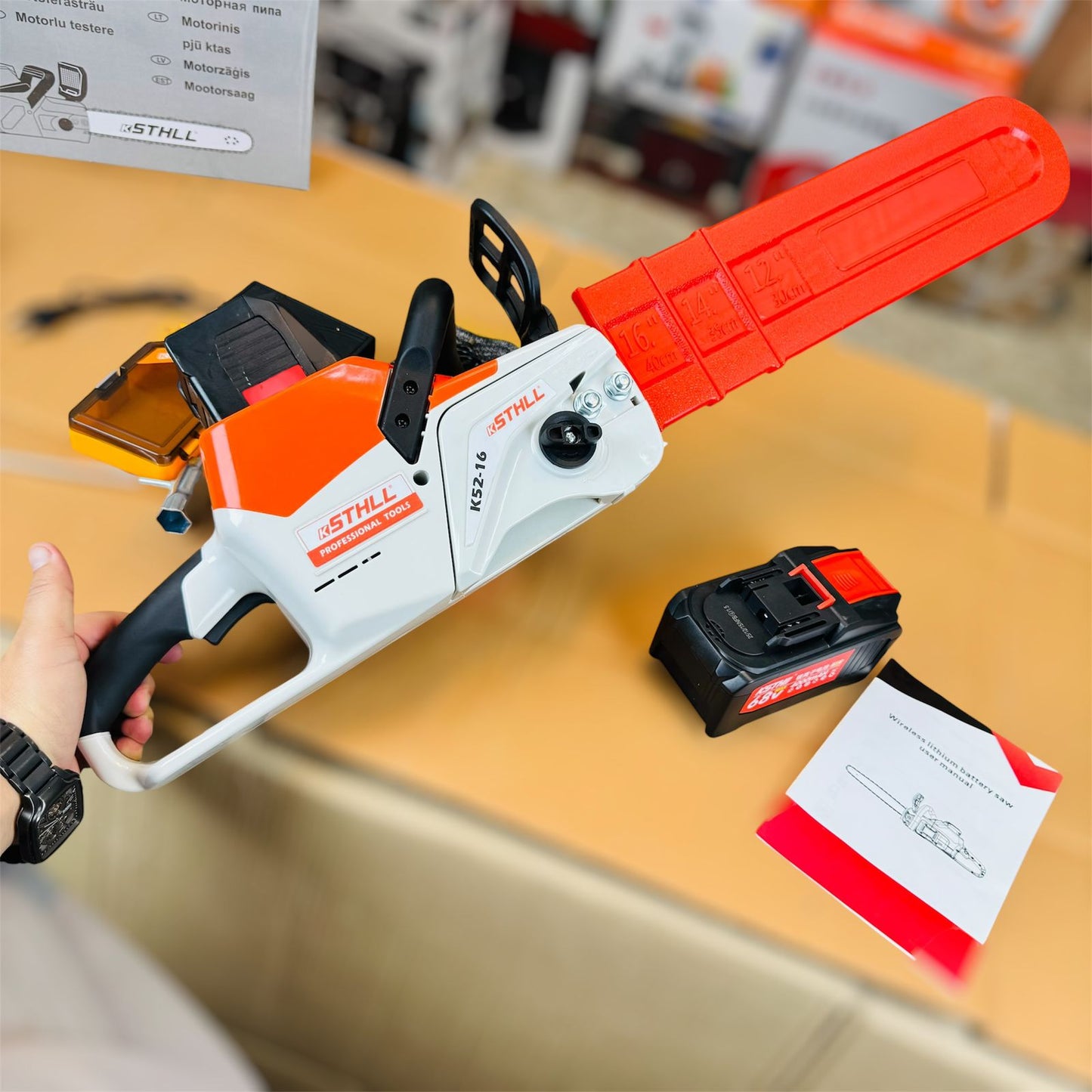 lot imported 16 inches Commercial Chainsaw 4000mah 67v