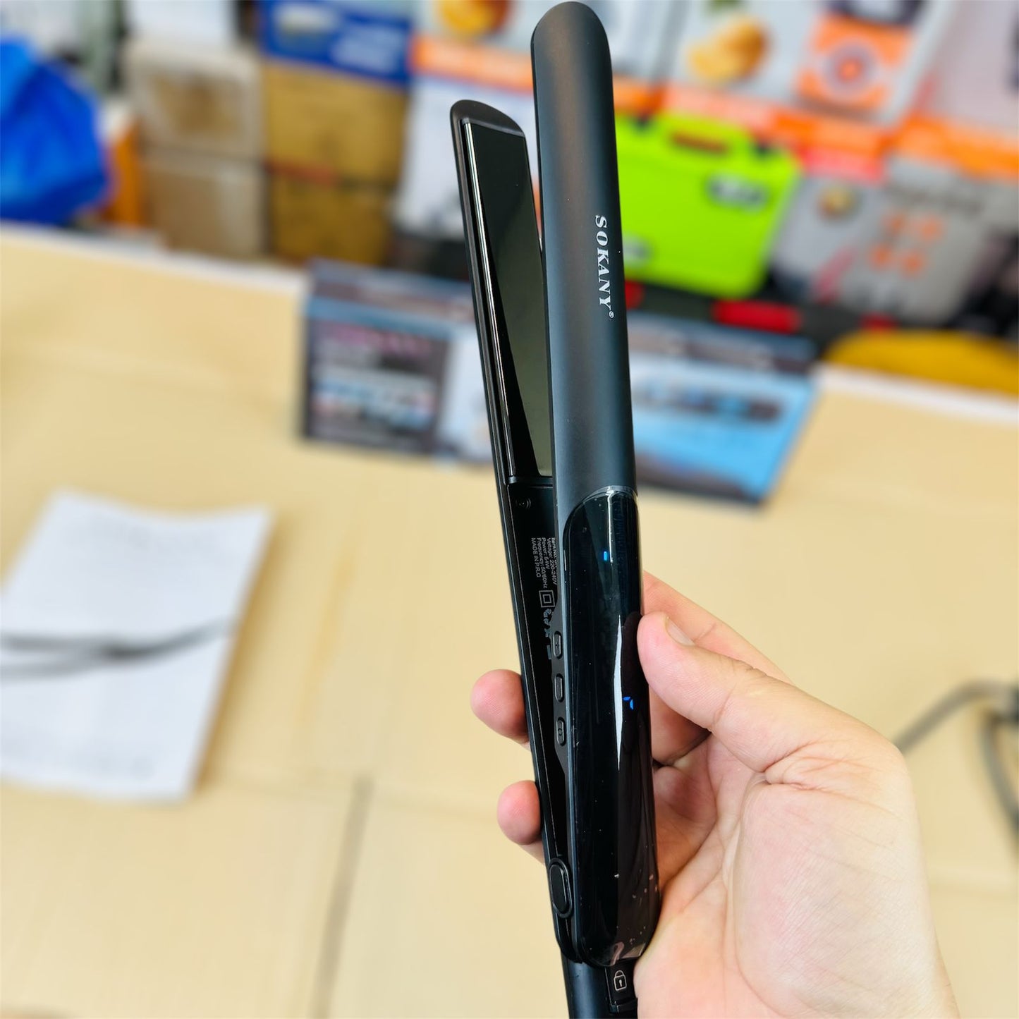 SOKANY wet in dry  Professional Digital Hair Straightener sk-1916