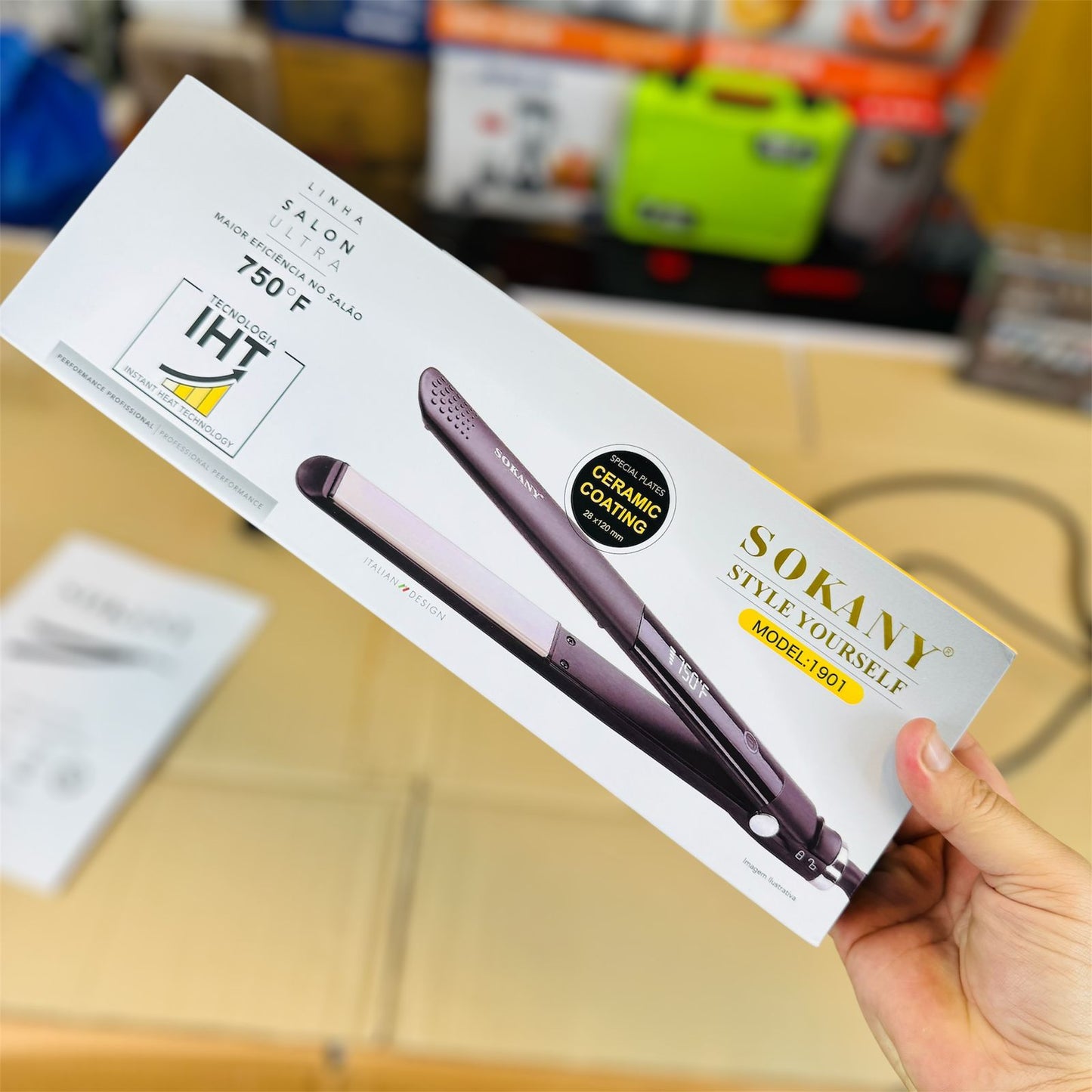 sokany professional  salon ultra hair straightener sk-1901