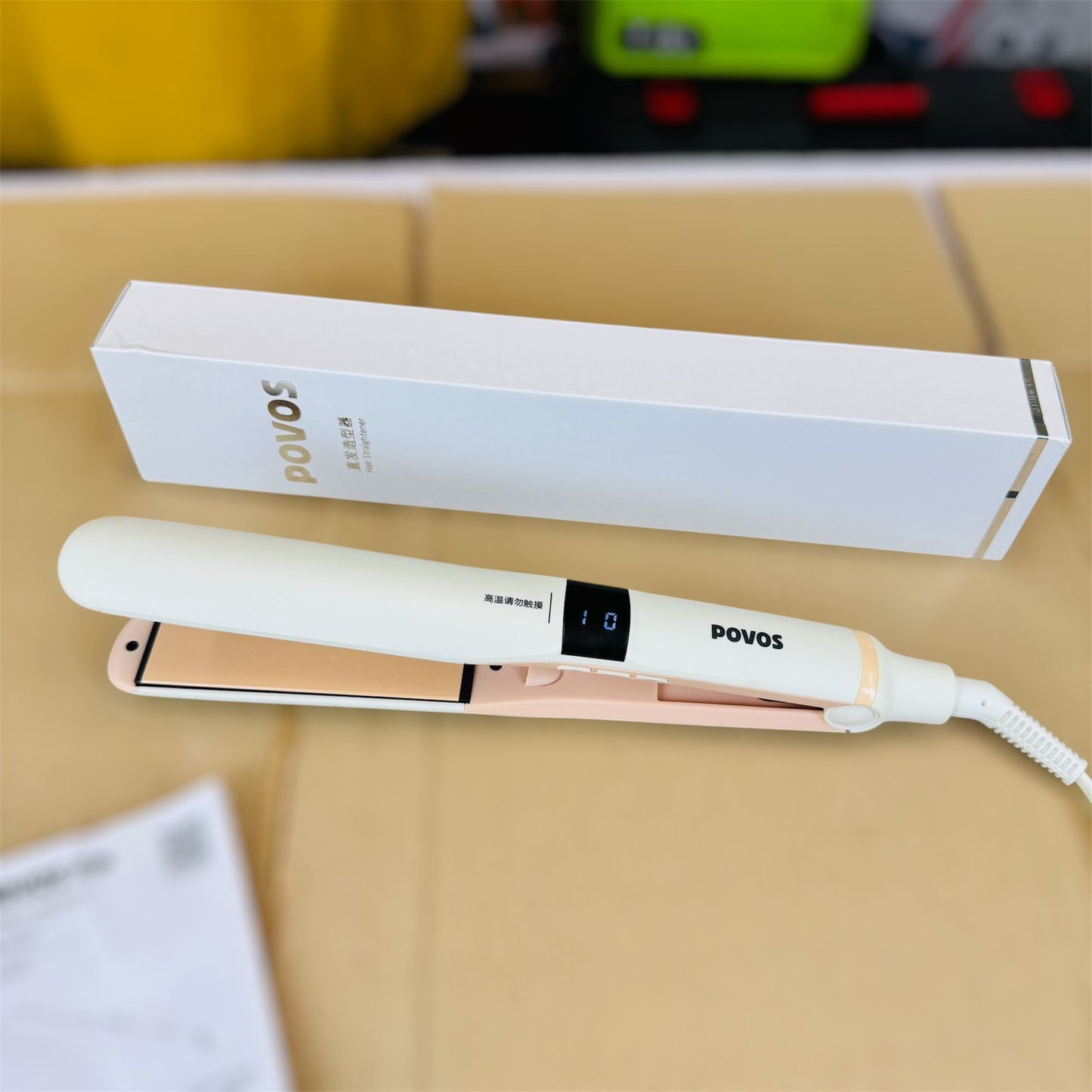 POVOS Digital Hair Straightener