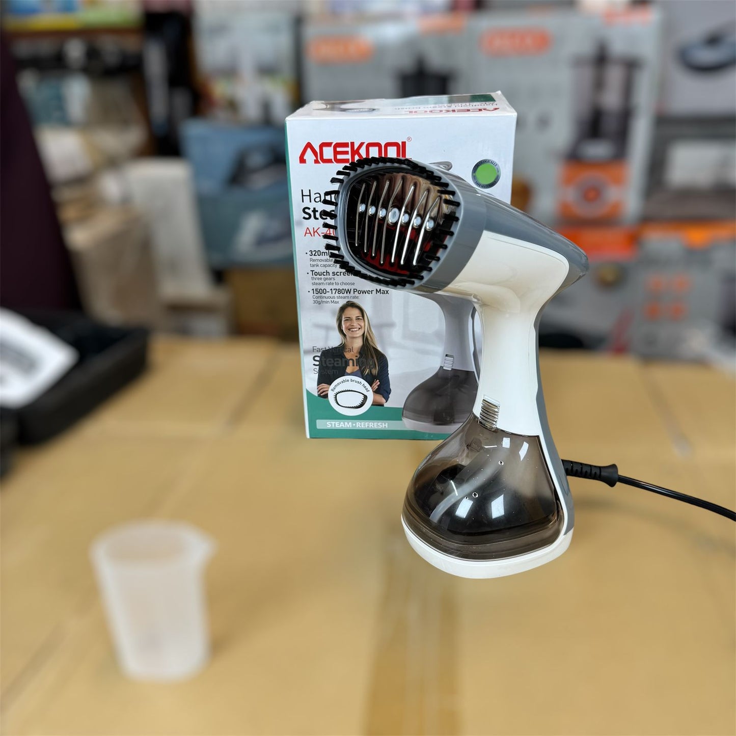 acekool digital torch handheld garment steamer