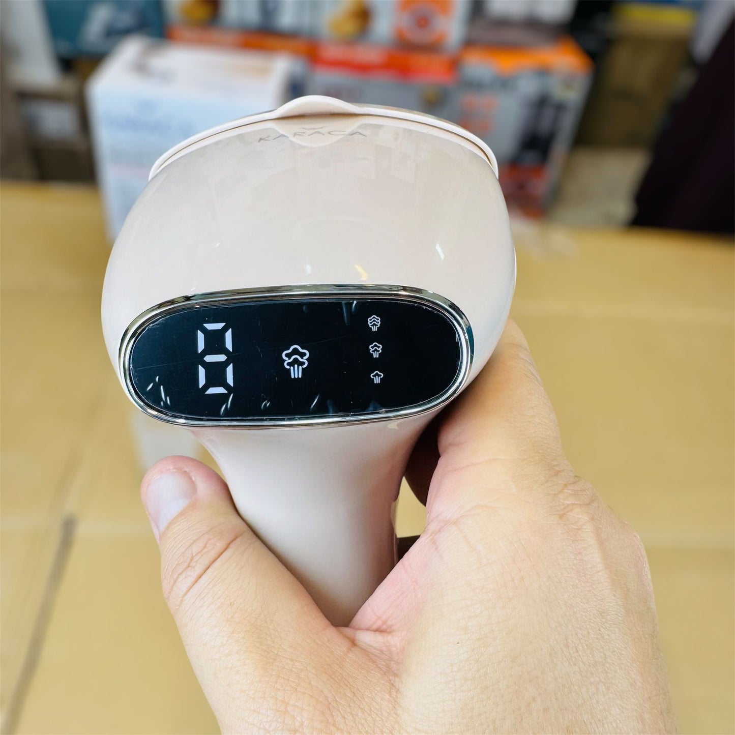 karaca digital torch handheld garment steamer