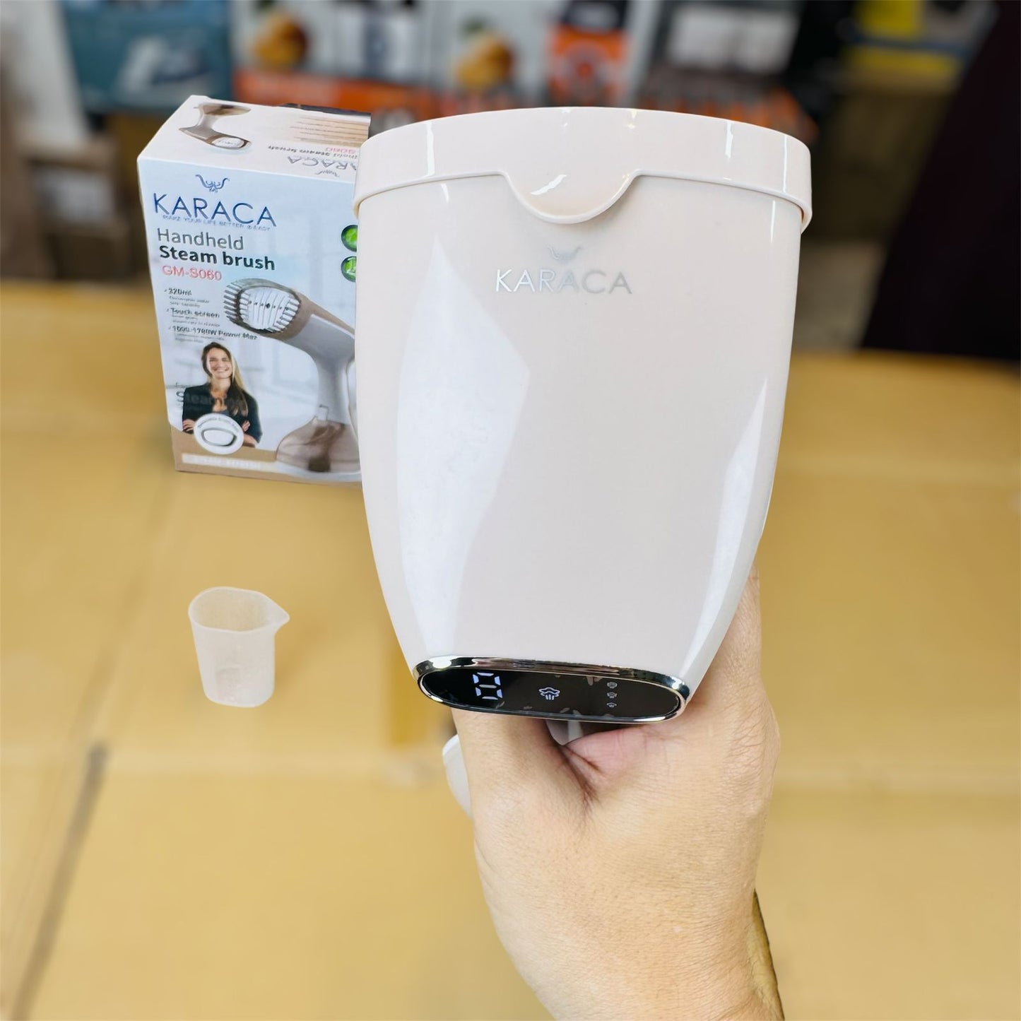 karaca digital torch handheld garment steamer