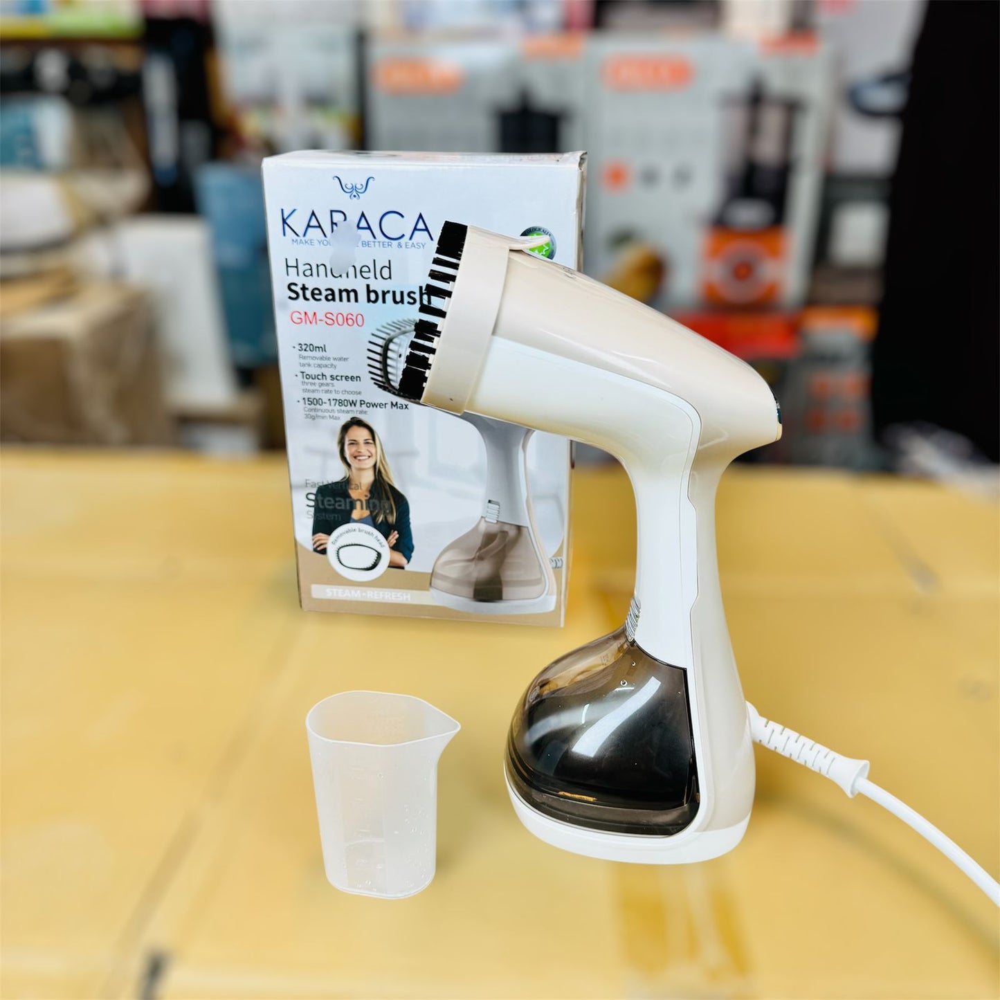 karaca digital torch handheld garment steamer
