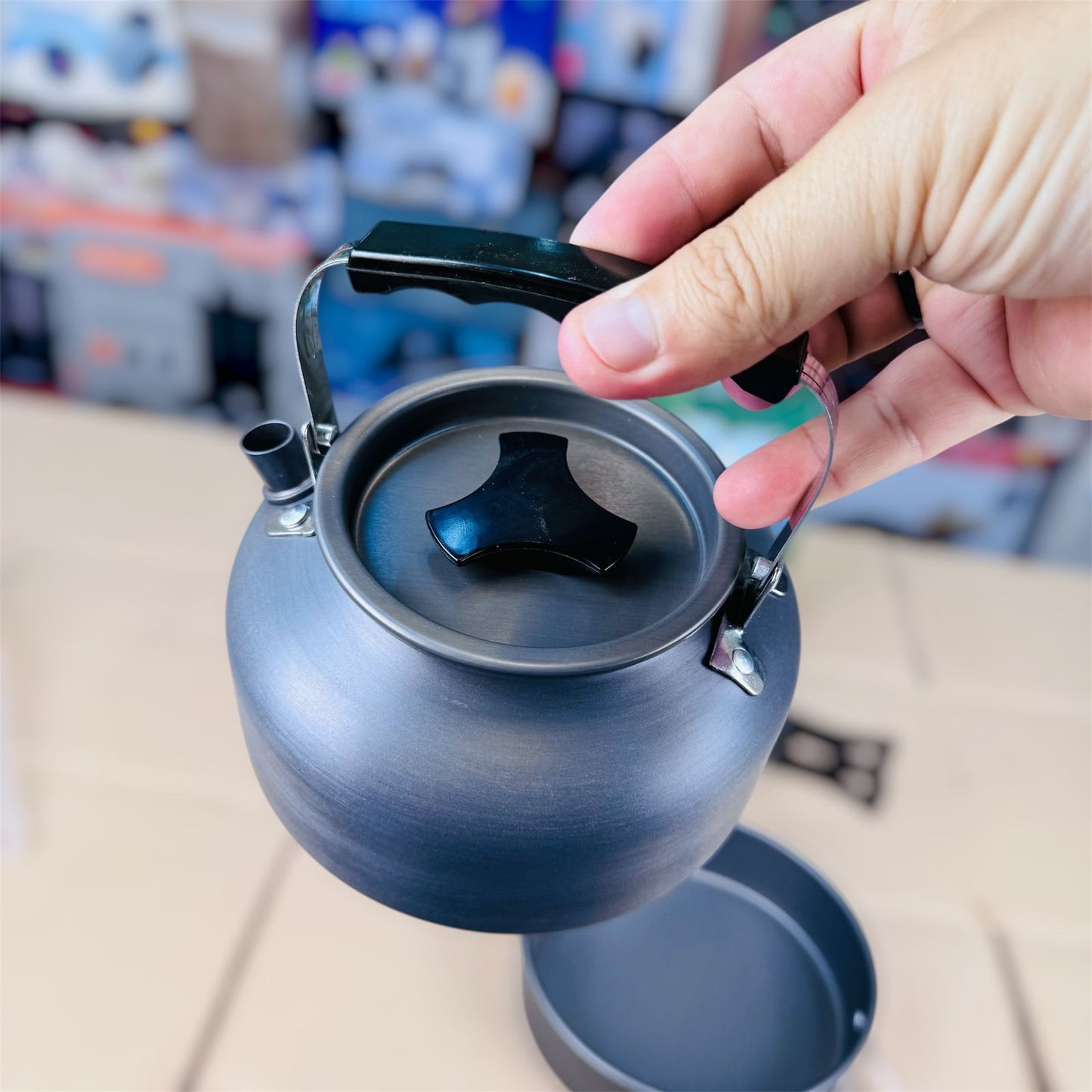 camping cooking pot set