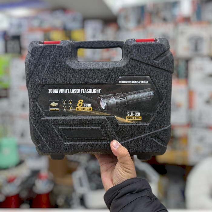 Zoom white laser flashlight torch SLH 891