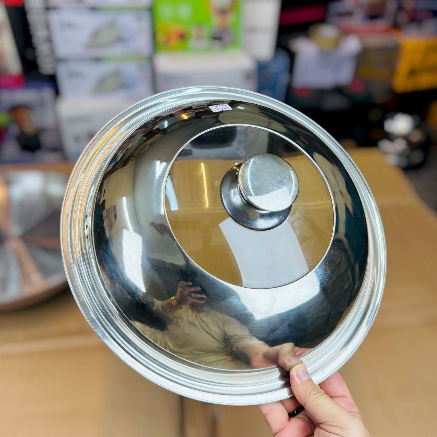 lot imported lesser coating deep fry pan 32CM food stamer