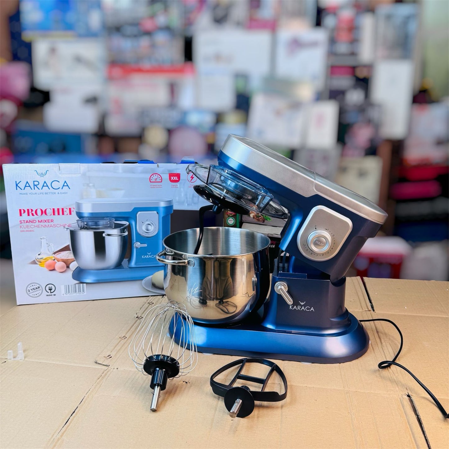 karaca prochef stand mixer 8 litter GM_MO81C (1600W)