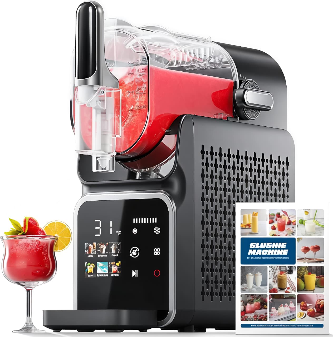 UAkeen Slushie Machine for Home, Party & Small Business, Makes Slushies