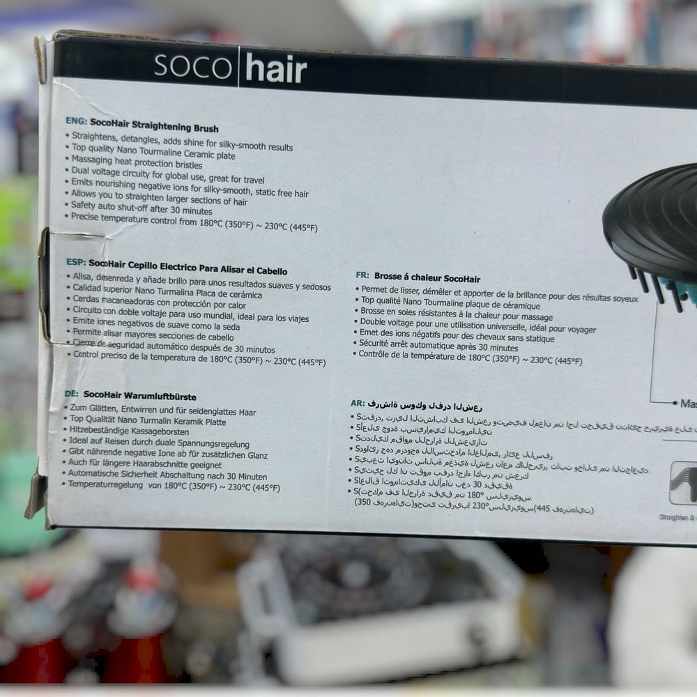 SOCO 3 in 1 straightener brush NC001