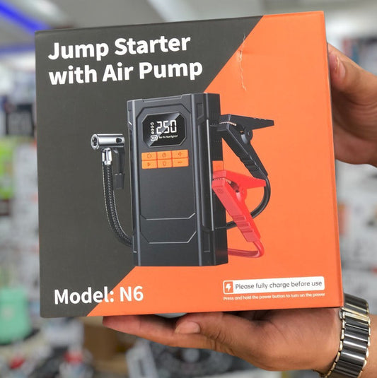 imported 4 in 1 jump starter with air pump N6