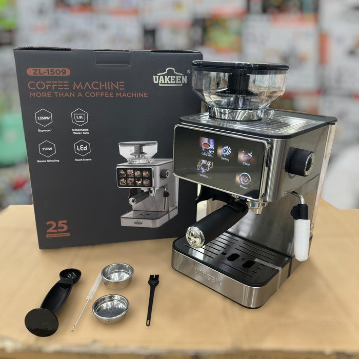 UAKEEN espresso coffe machine with grinder ZL_1509