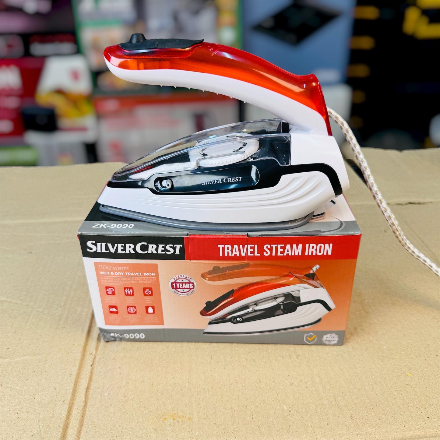 Silver crest travel steam iron ZK9090