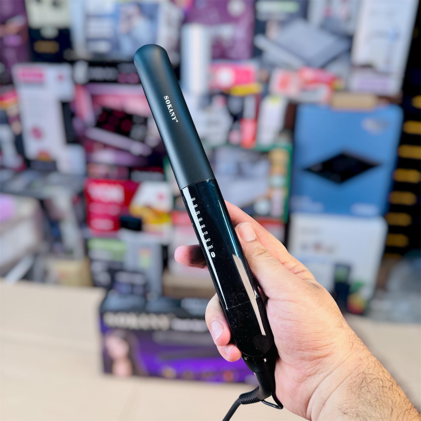 Sokany digital professional hair straightener HS991