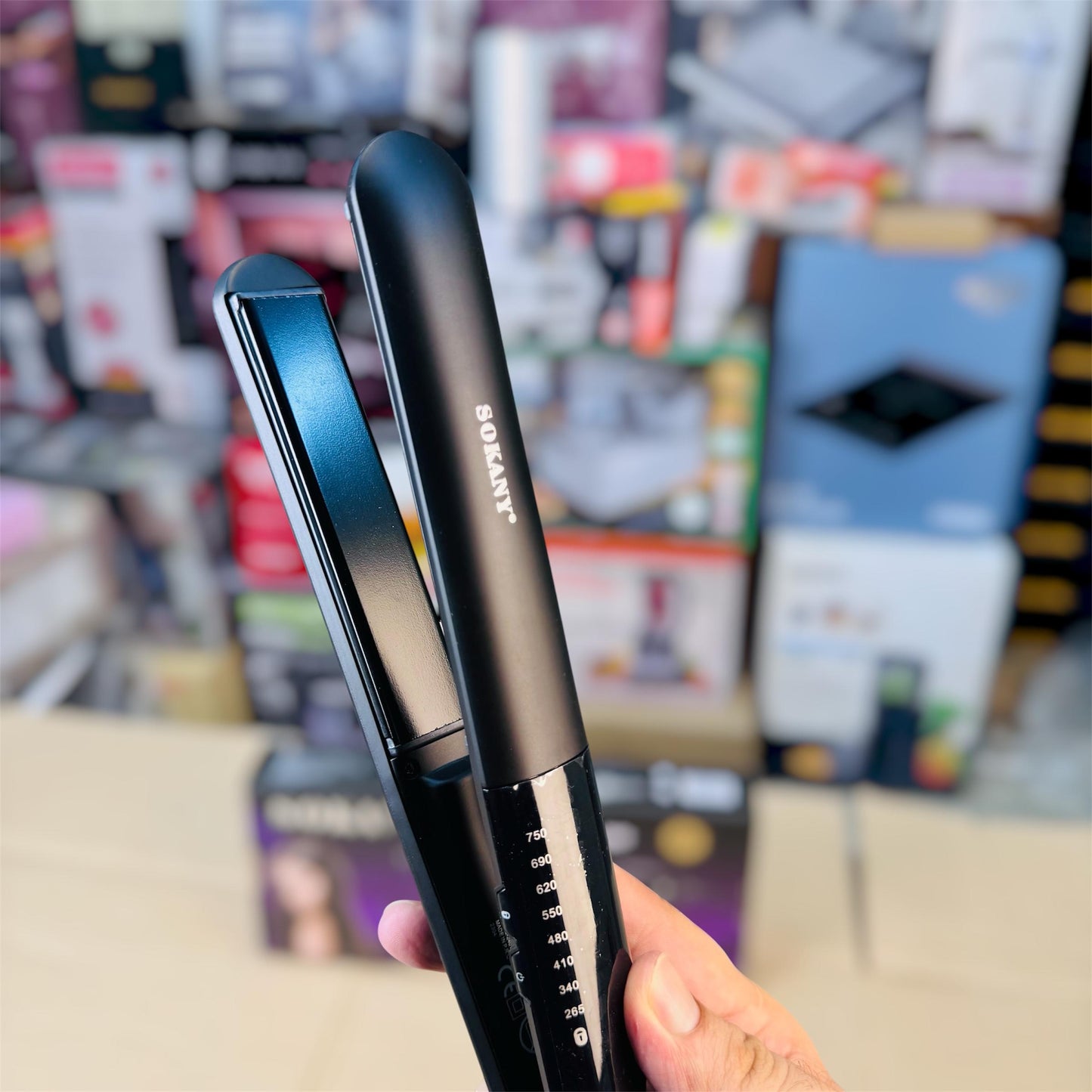 Sokany digital professional hair straightener HS991