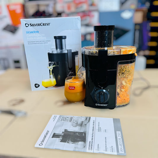 SilverCrest 400W Electric Juicer Machine – Fruit & Vegetable Juice Extractor