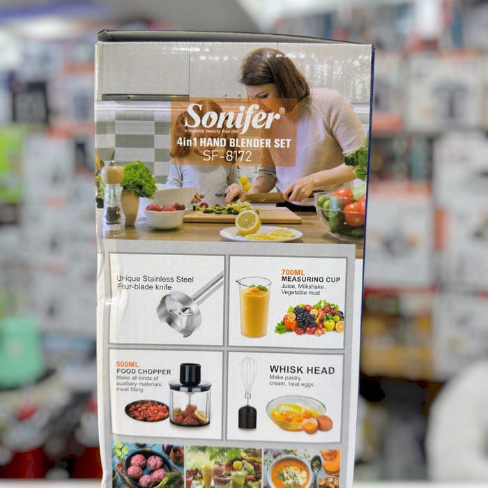 Sonifer 4 in 1 electric hand blender set Sf- 8172