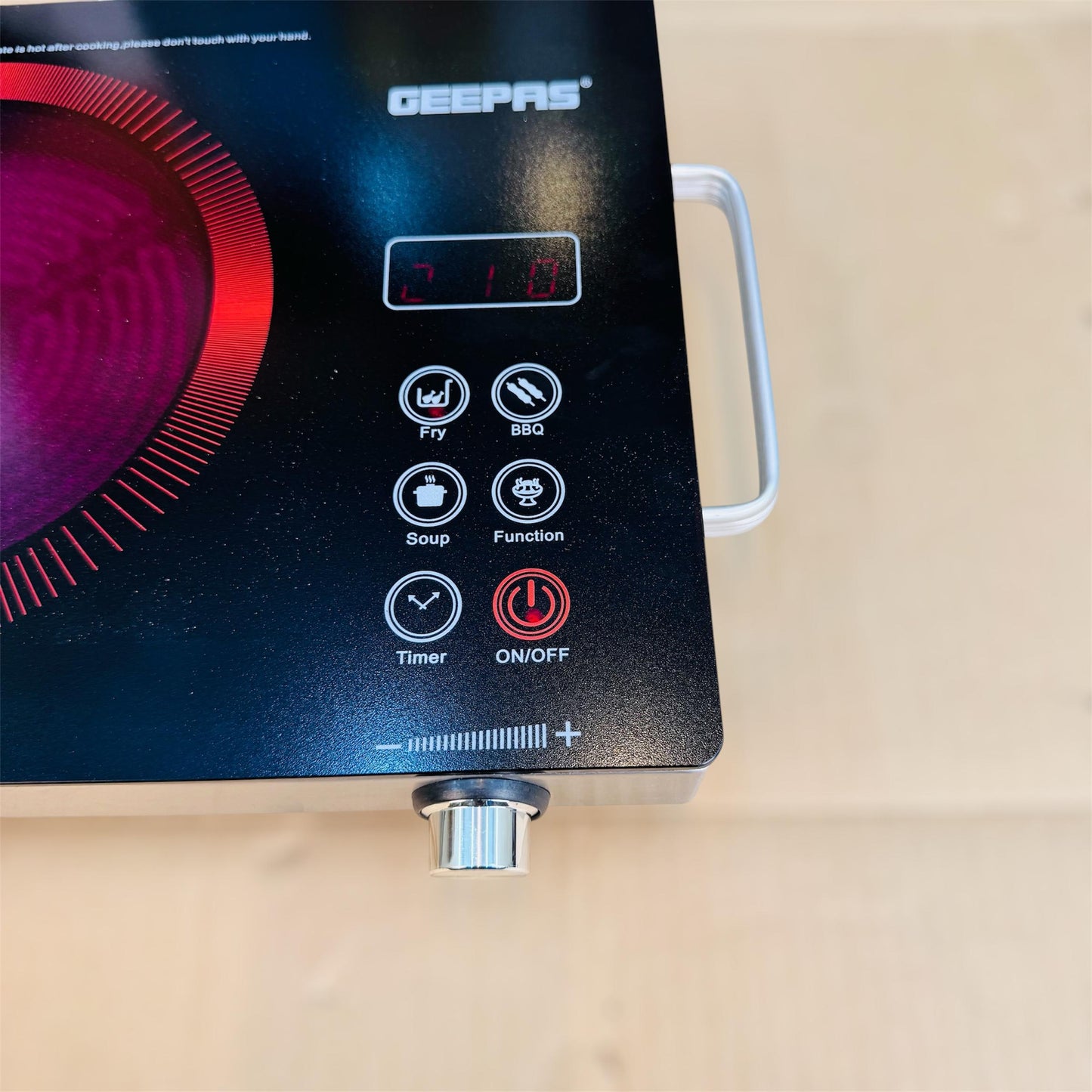 GEEPAS digital infared hot plate Gic 6921NV