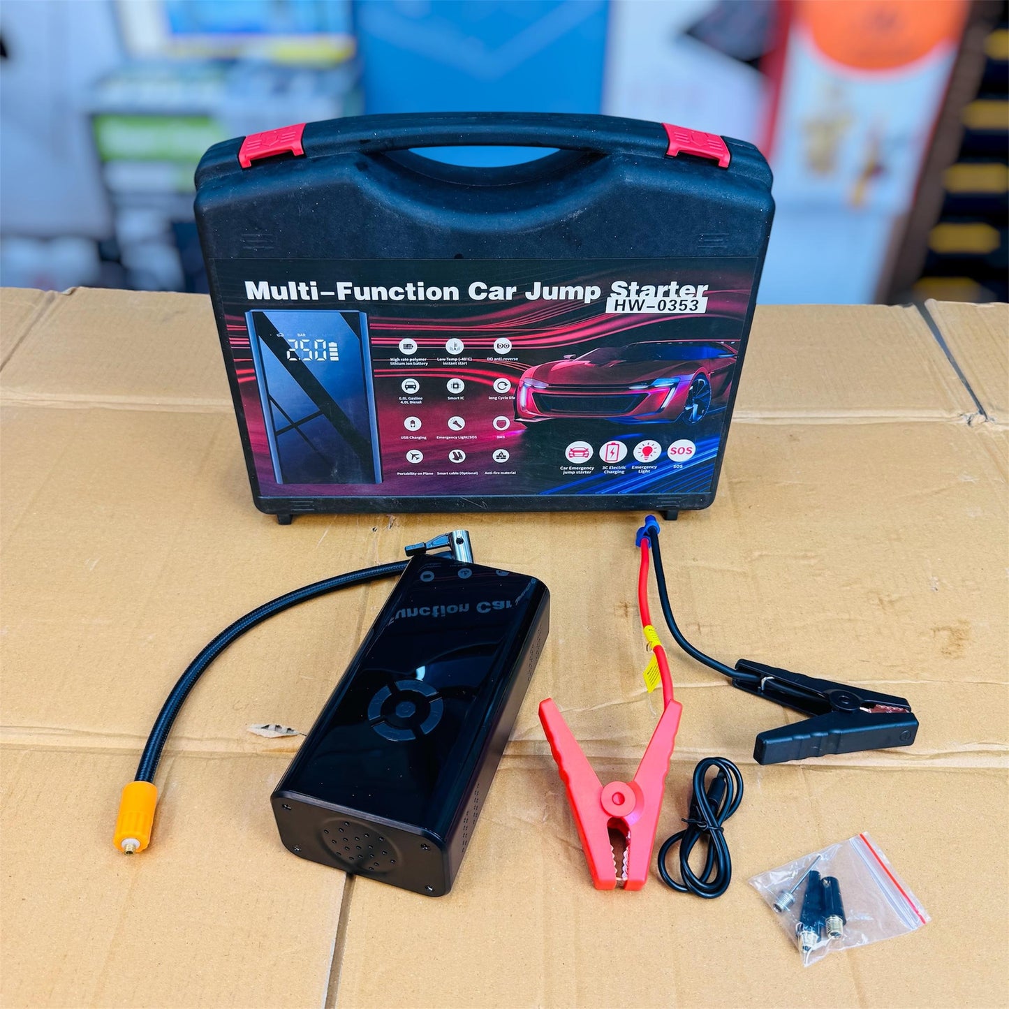 Multifunction car jump starter HW-0353