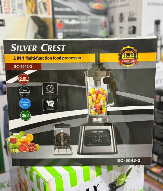 Silvercrest 2-in-1 Multifunction Food Processor – Electric Chopper & Mixer