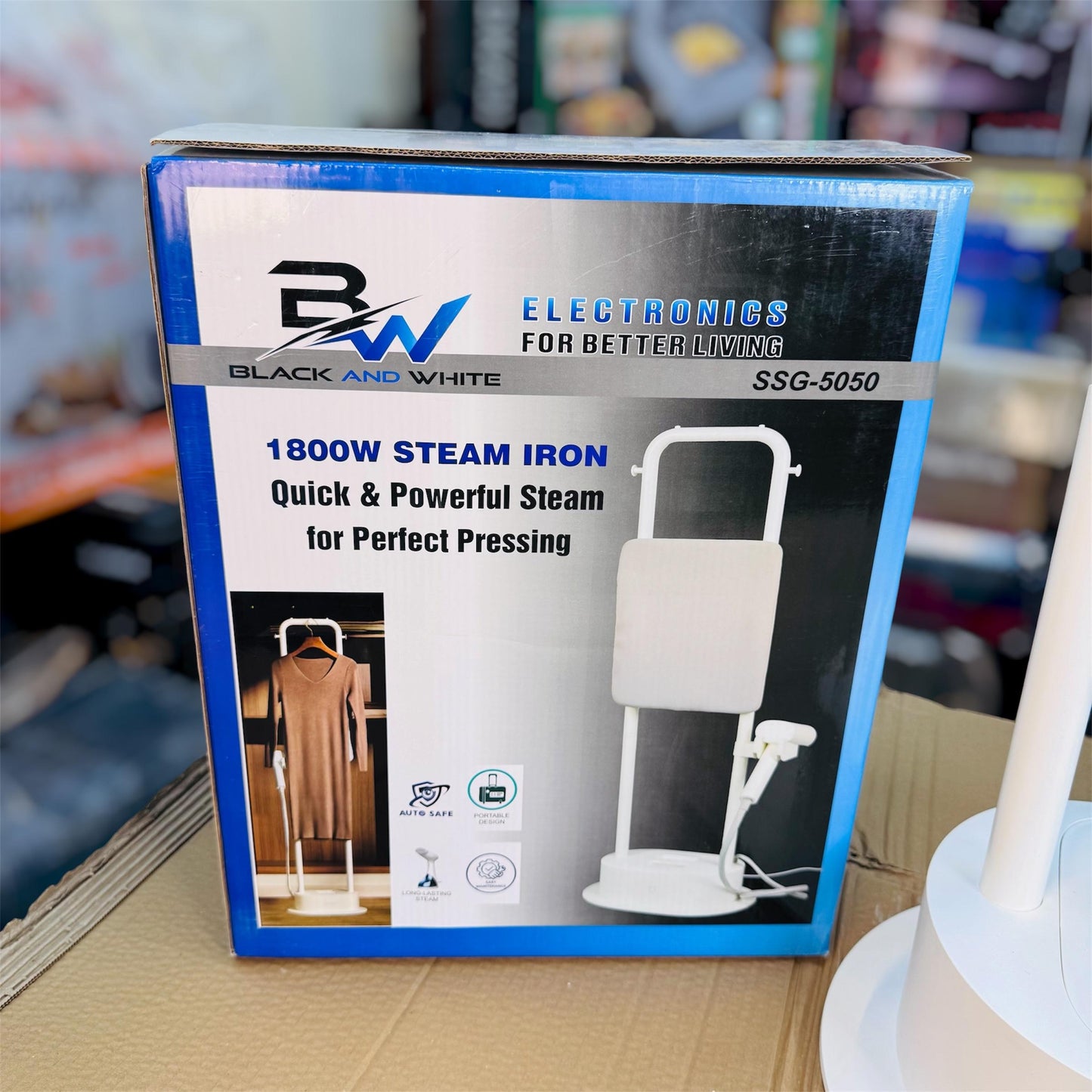 Electric Garment Steamer Iron – Portable Fabric Steamer for Clothes