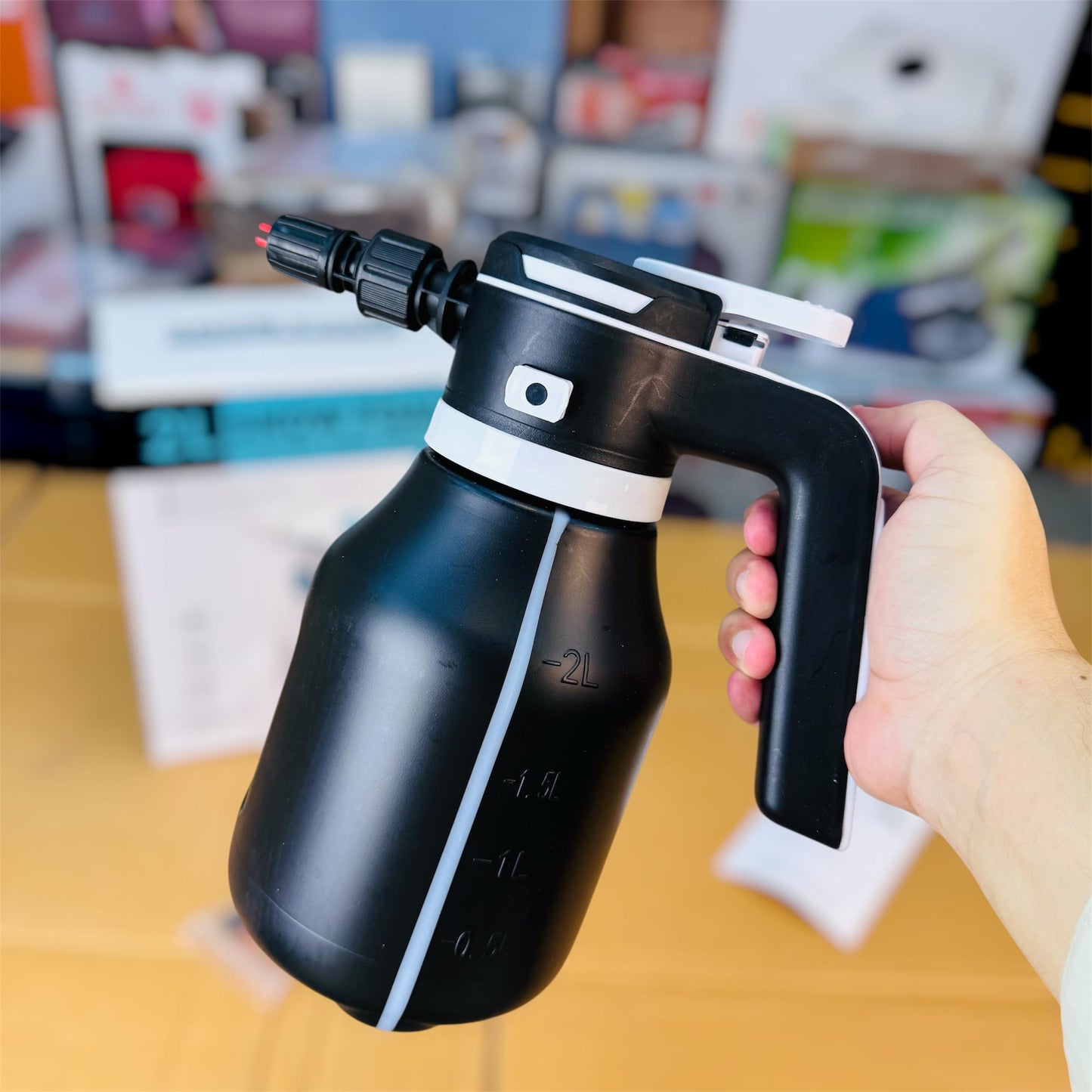 Snow Foam 2L Electric Foam Sprayer – Portable Car Wash Foam Gun