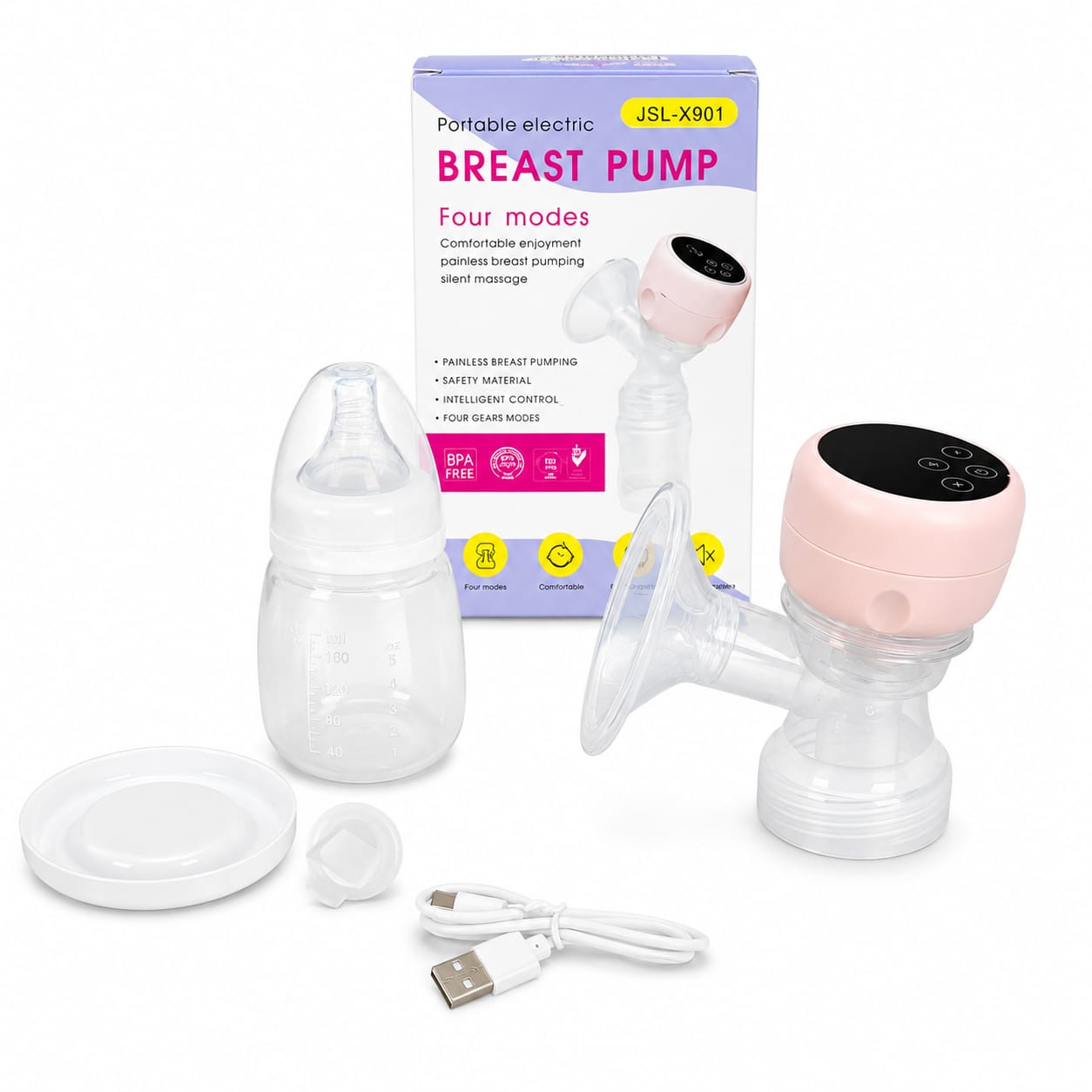 JSL-X901 Breast Pump – Portable Milk Expression Pump