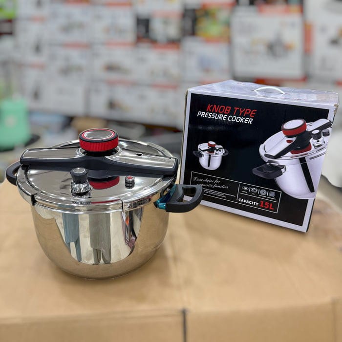 Big Size 15L Automatic Pressure Cooker – Large Capacity Commercial Cooker