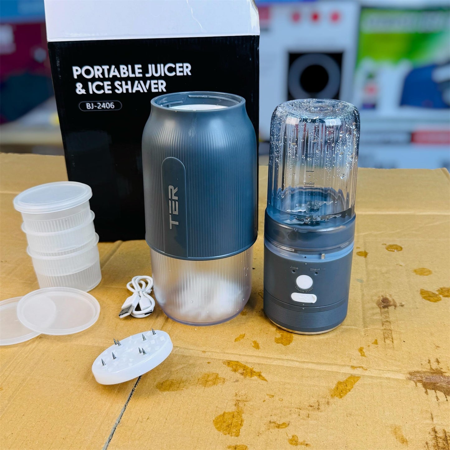 Rechargeable Blender & Ice Crusher – Portable Cordless Blender