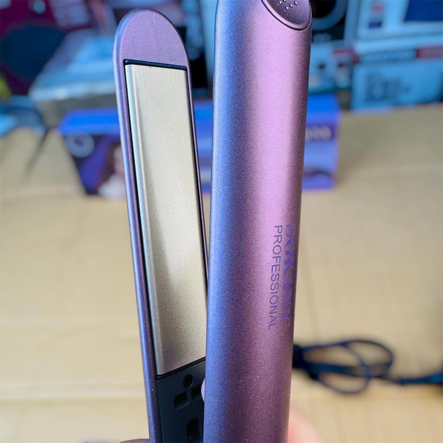 Sokany Hair Straightener SK-15076– Ceramic Plate Styling Iron