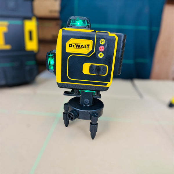360 Rechargeable Laser Level – 16-Line Green Laser with Tripod & Remote Control