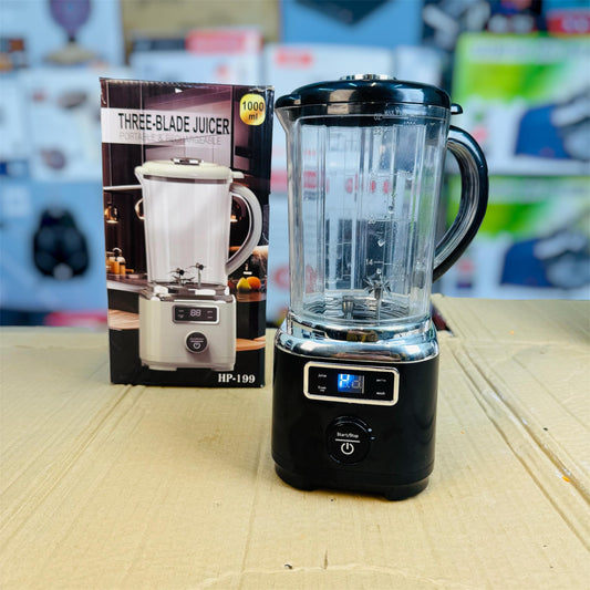 Rechargeable 3-Blade Juicer HP-199 – Cordless Blender Bottle