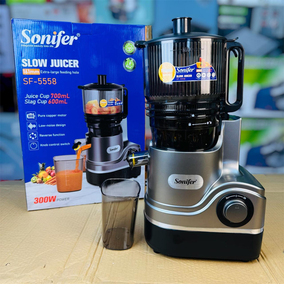 Sonifer Slow Juicer SF-5558 – Cold Press Masticating Juicer