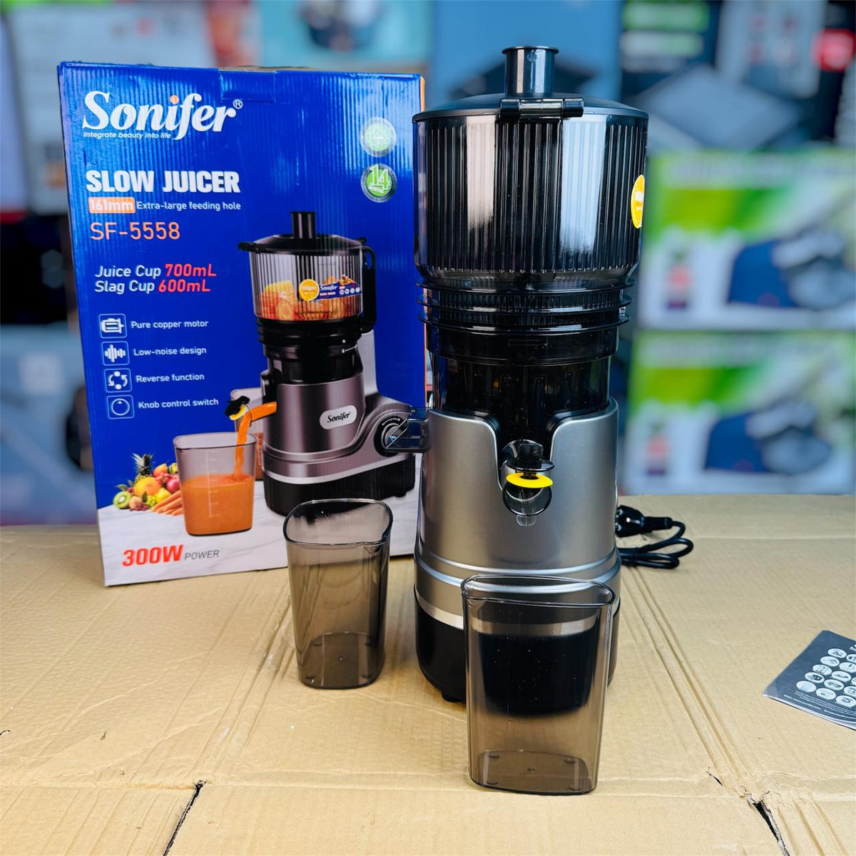 Sonifer Slow Juicer SF-5558 – Cold Press Masticating Juicer