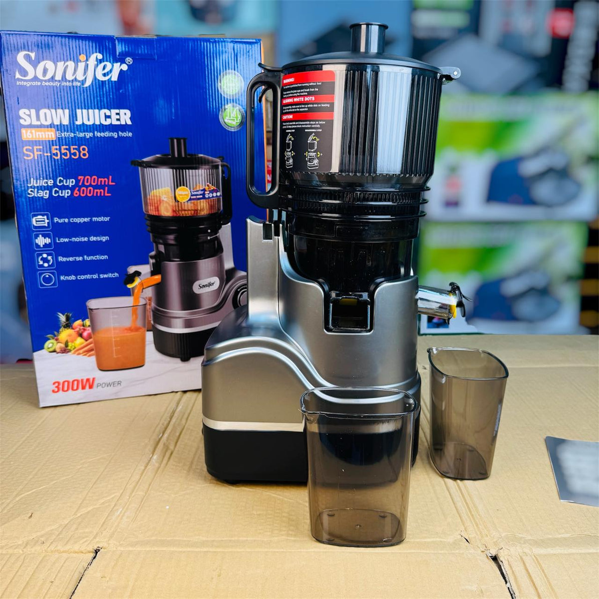 Sonifer Slow Juicer SF-5558 – Cold Press Masticating Juicer