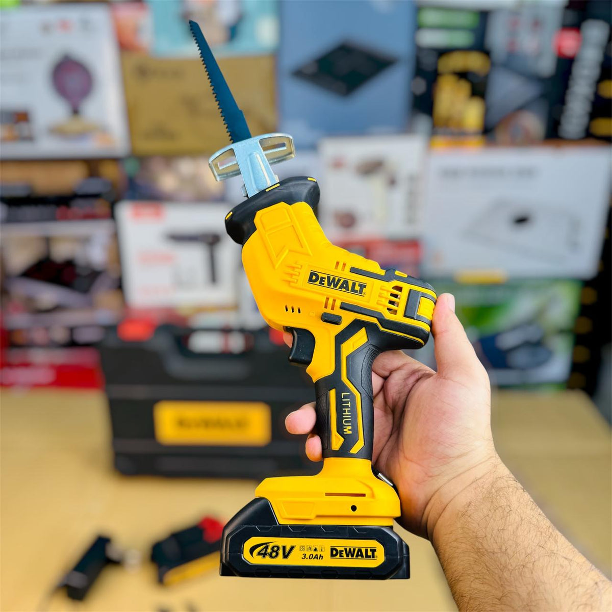 DeWalt Sawzall Cordless Reciprocating Saw with 2 Batteries