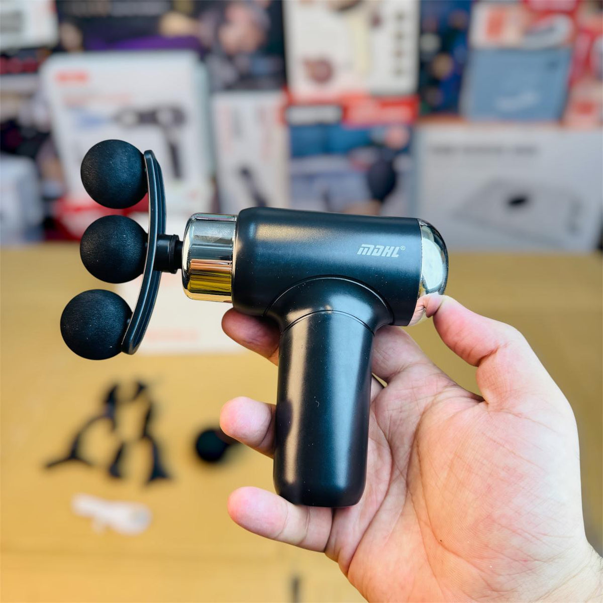 MDHL Deep Rolling Fascial Gun MD-XY-12 – Rechargeable Muscle Massage Gun